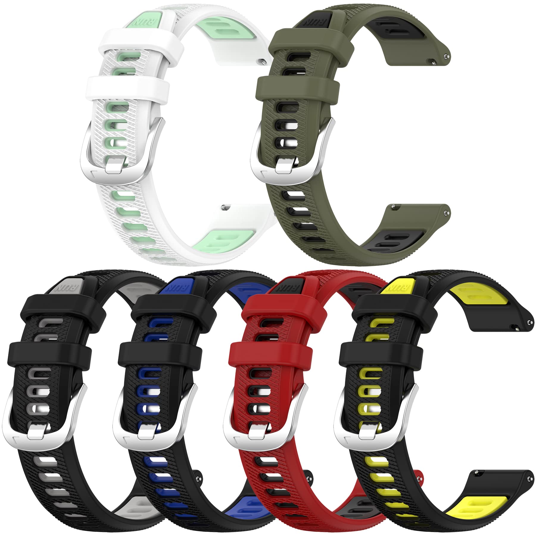 ChofitReplacement Sport Strap Compatible with Liufiueq Watch Bands for Women&Men Breathable Silicone Wristbands Adjustable Quick Release Band Accessories