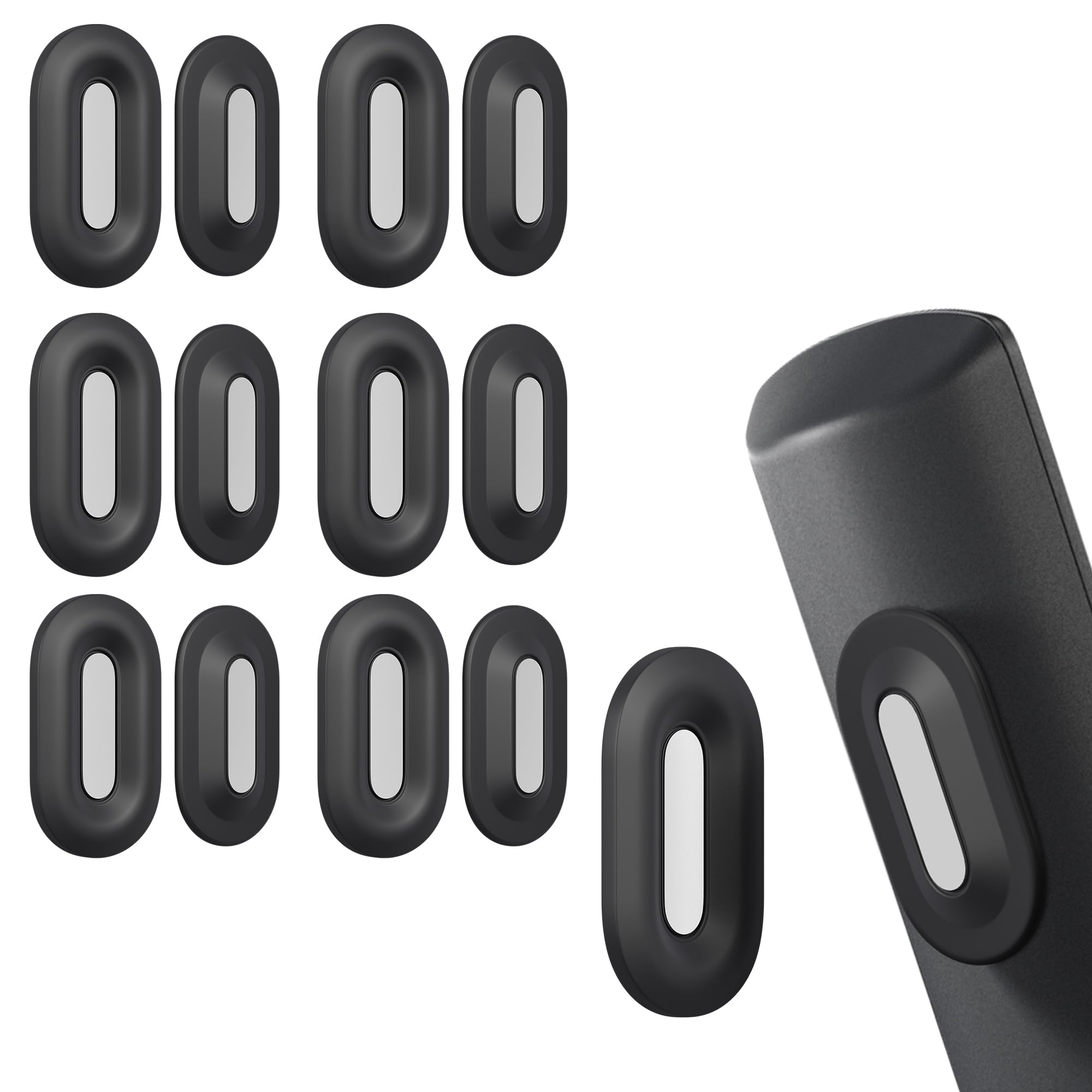 6Pack Magnetic Remote Control Holder Wall Mount, No Drill-White — Amazon image 8