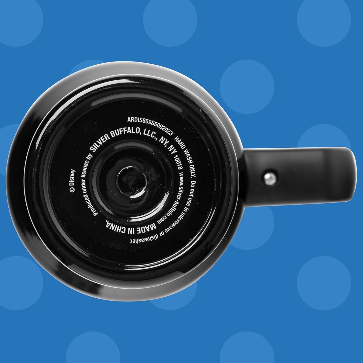 Silver Buffalo Disney Classic Mickey Mouse Hashtag Current Mood “#currentmood” Double Walled Stainless Steel Tumbler with Handle and Straw, Fits in Standard Cup Holder, 40 Ounces - Image 8