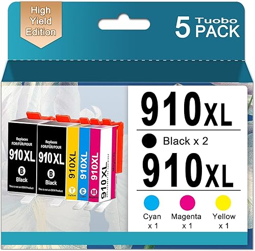 Cartucho de tinta remanufacturado de repuesto para HP910XL Cartucho de tinta 3YL65AN 3YL58AN 3YL59AN 3YL60AN para impresora OfficeJet 8035 OfficeJet