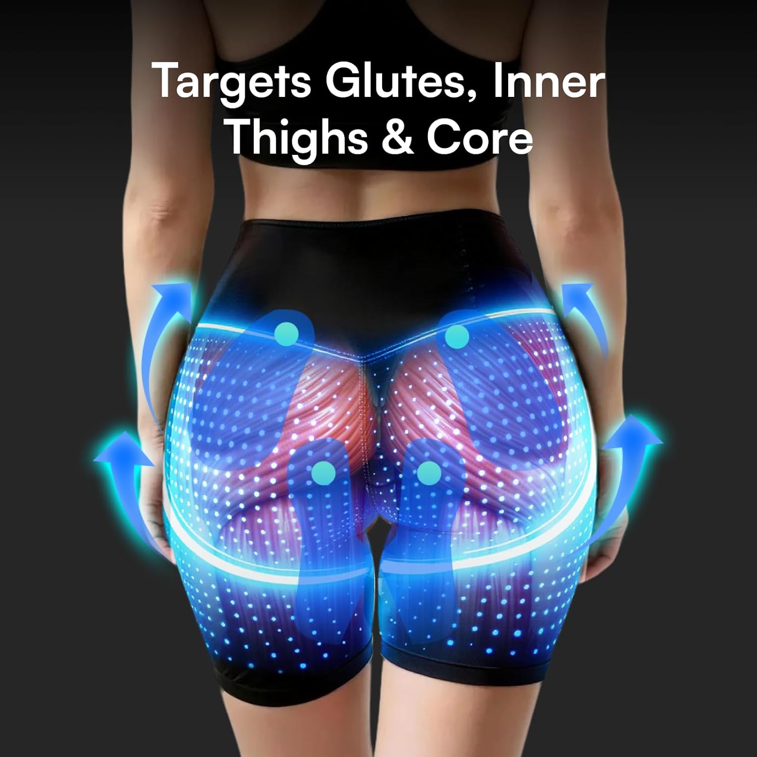 INIA CURVIFY 3-in-1 Toning Shorts for Women – Hips, Thigh and Core Areas Support with 4 Modes & Wireless Controller