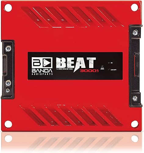 Miniatura 5 de Amplificador de graves de audio para vehículos de 1 canal - Amplificador de graves mono de alta potencia de 3000 vatios con filtro subsónico y