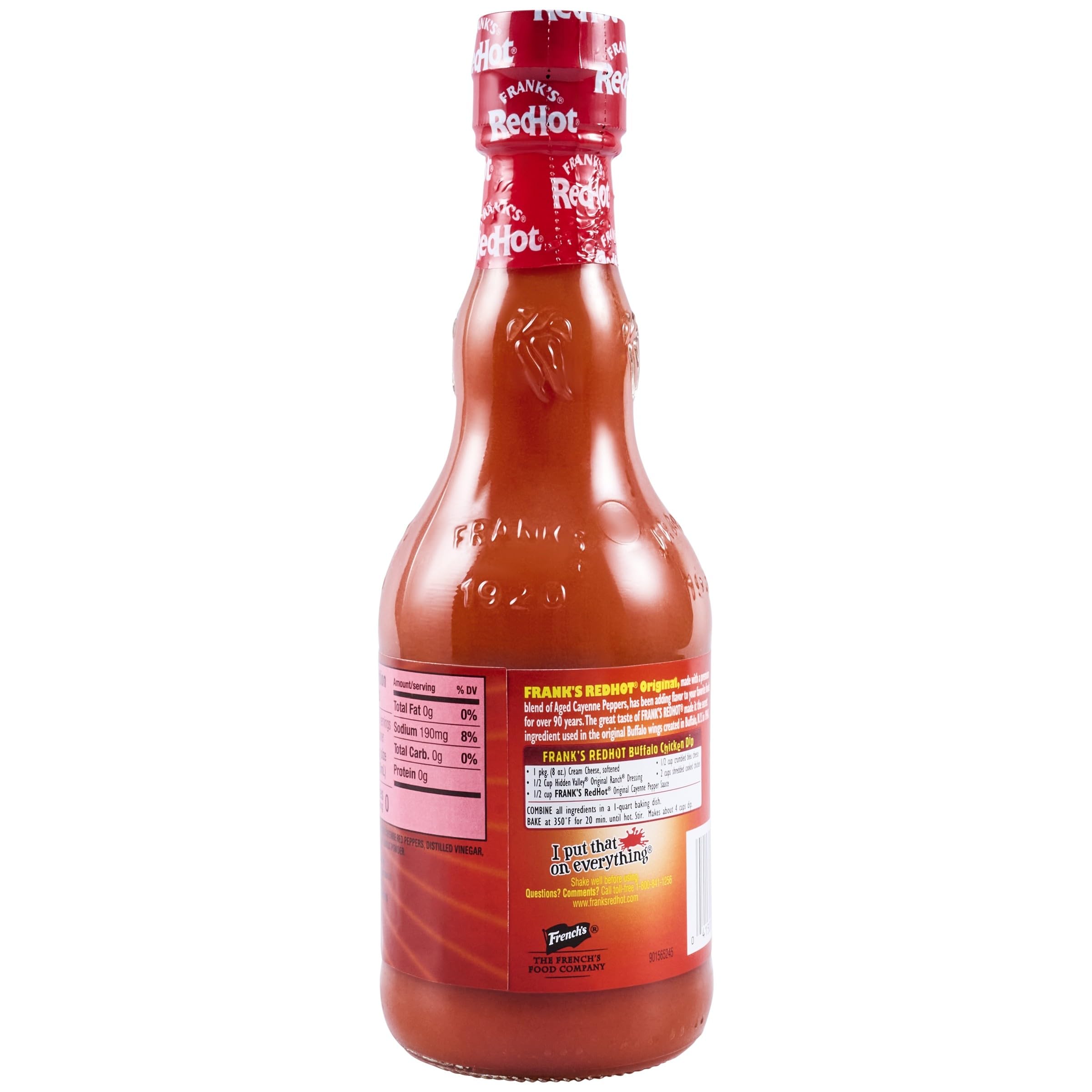 Frank's Red Hot Sauce, 1 opakowanie (1 x 354 ml)