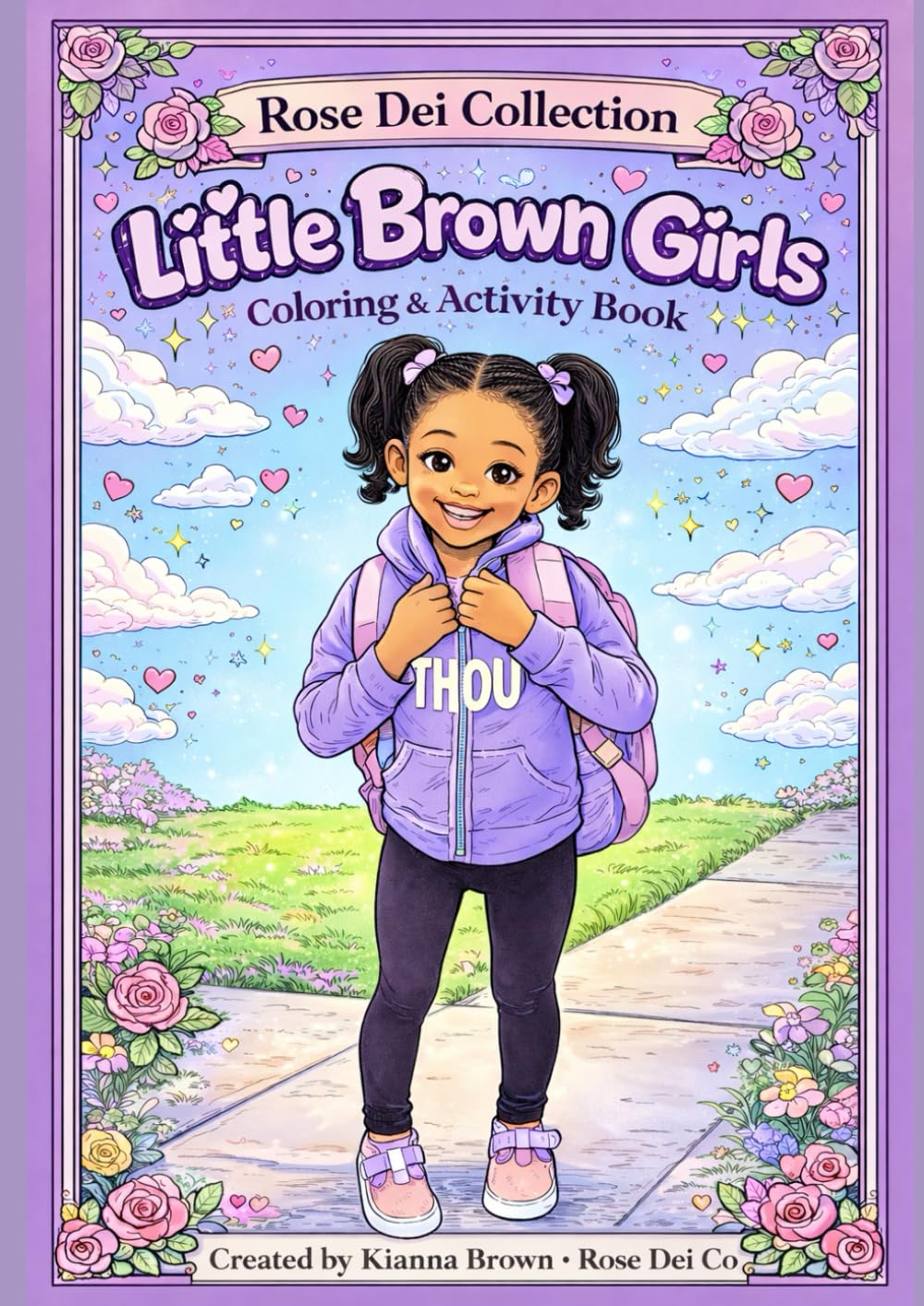 Little Brown Girls: Coloring & Activity Book