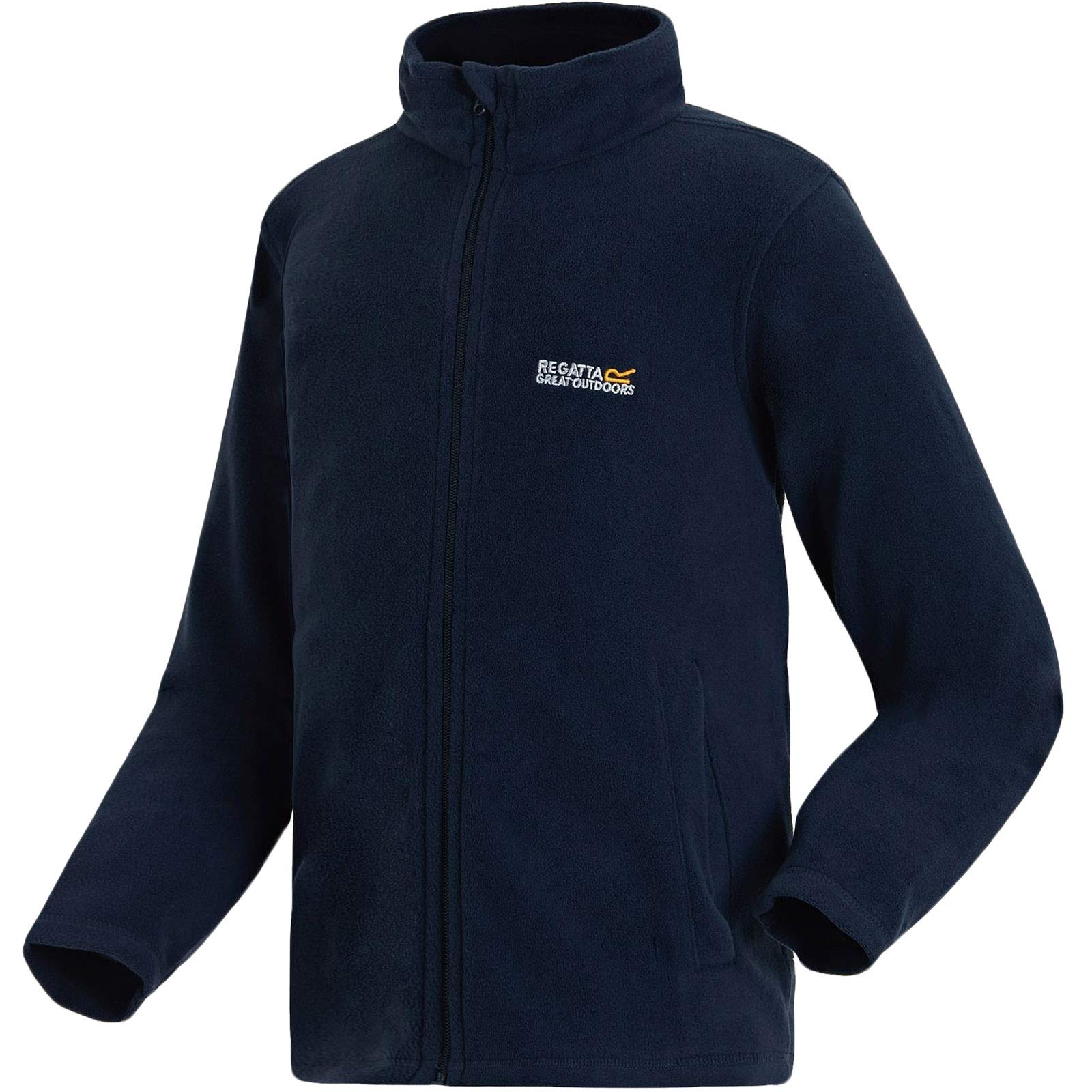 Regatta King Kids Full Zip Fleece Lightweight Jacket with 2 Pockets & Anti-Pill - Perfect for Walking, Hiking & Outdoors