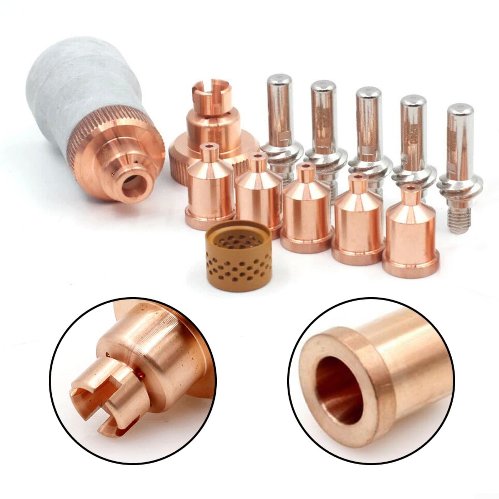 14 pezzi di ricambio consumabili 1538 LC105 Plasma, kit scudo ugello elettrodo KP2845-8 KP2845-1 W03X0893-66A