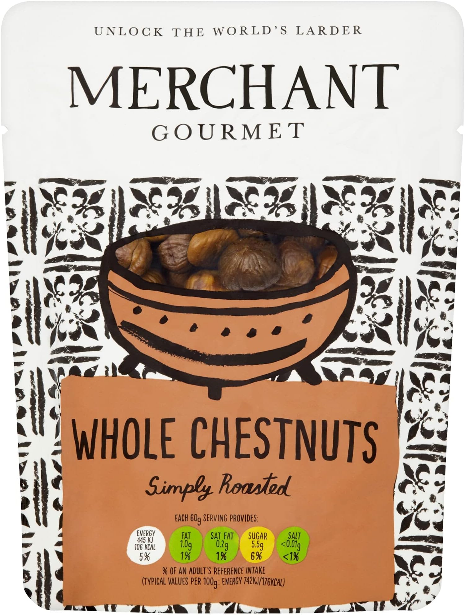 Merchant Gourmet Whole Chestnuts - 1x500g
