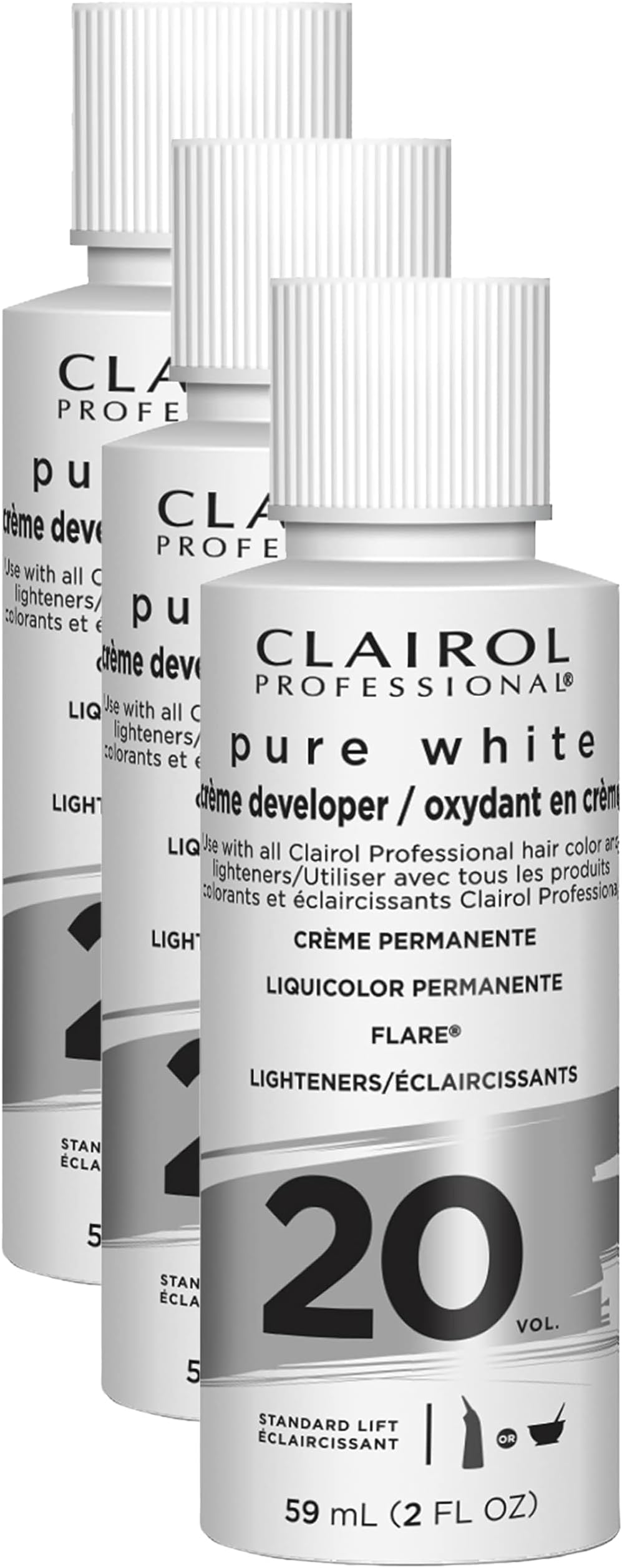 Pure White 20 Volume Hair Developers