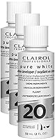 Vista 8 de Clairol Professional Pure White 20 Volume Hair Developers for Lightening & Gray Coverage