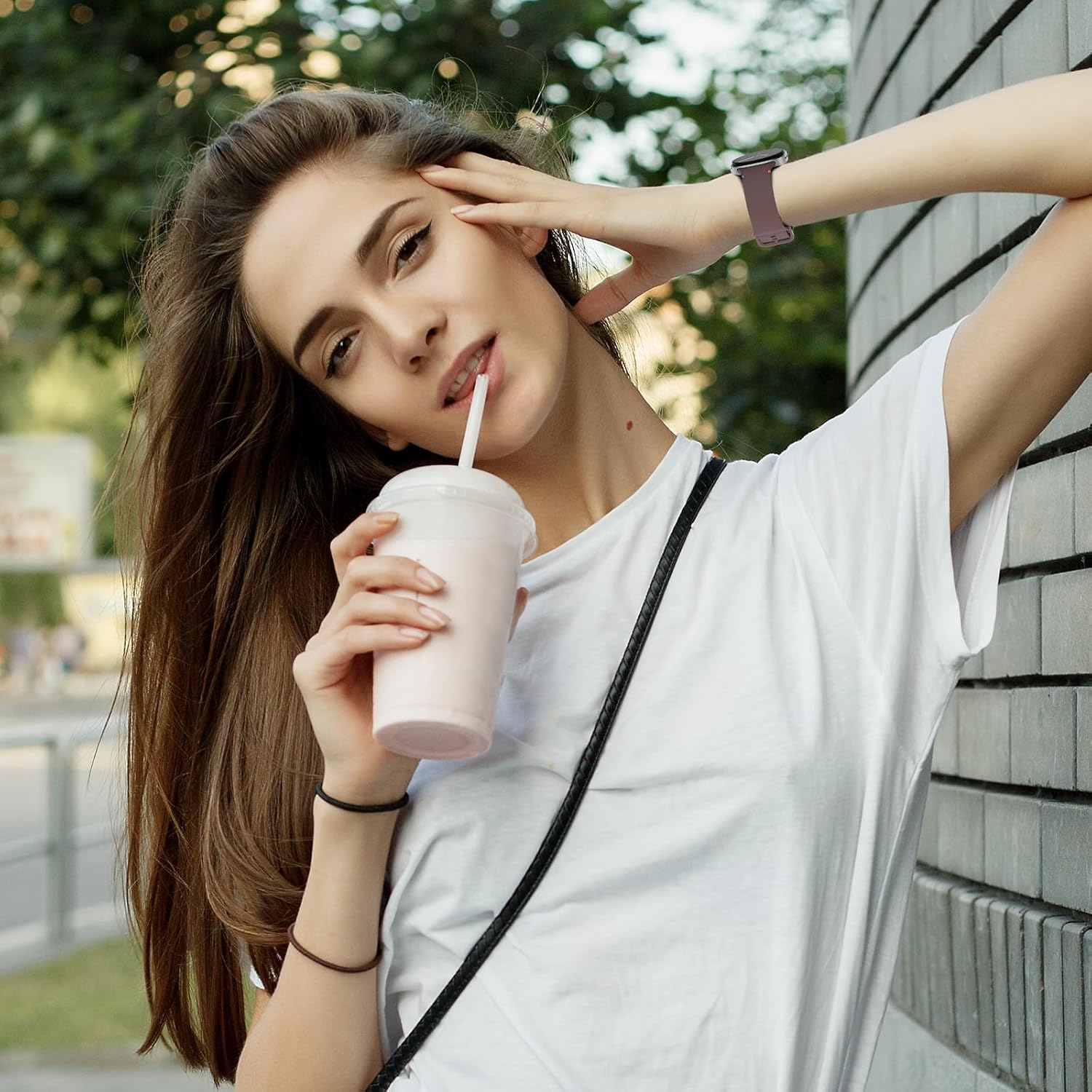 Sport Bands Compatible for Samsung Galaxy Watch 8/8 Classic Band,No Gap One Click Soft Silicone Replacement Strap for Galaxy Watch 8 40 44mm/8 Classic 46mm Men Women-6 Packs - Image 7