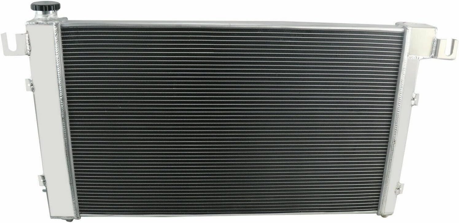 Aluminum Radiator for 1994-2002 Dodge Ram 1500 2500 3500 5.2L 5.9L 1995 1996 1997 1998 1999 2000 2001 Radiators 3 Row Core Shroud Fan Relay Kit