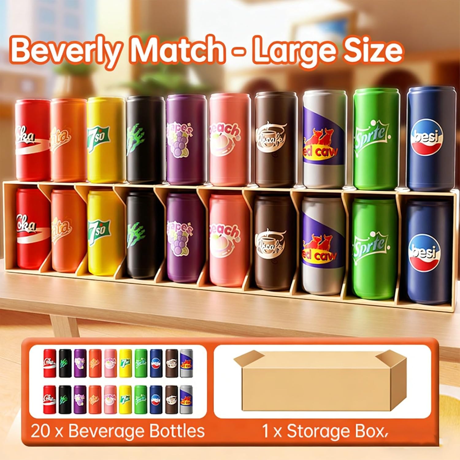 Learning Color Toy Fun Beverages Color Matching Early Childhood Guessing Memory Exercise Logical Thinking Portable Safe Memory Training