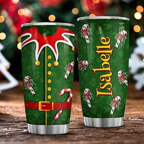 Miniatura 5 de WASSMIN Vaso personalizado de acero inoxidable con tapa, de 20 onzas, 30 onzas, doble pared aislada al vacío, de 20 onzas, mamá oso, regalos de