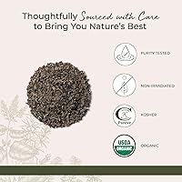 Vista 4 de Starwest Botanicals Hoja de ginkgo orgánica – Ginkgo Biloba, hierba seca de hojas sueltas para té y mezclas de hierbas, cortada y tamizada