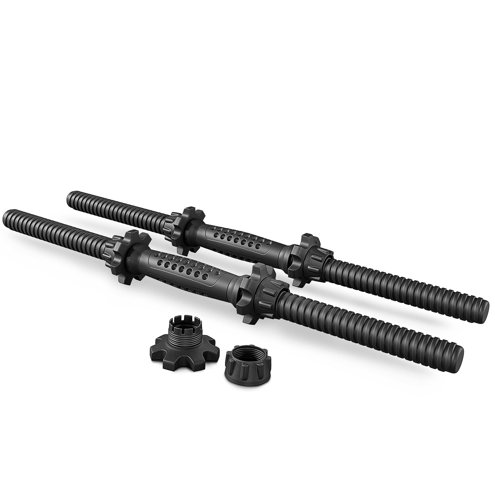 TREX SPORT Hanteln 2er Set Kurzhanteln & Langhantel | 20kg 40kg Hantelset | Kurzhanteln Set, Dumbbell Hanteln Set, Kurzhantel mit Verbindungsrohr & Langhantel, rutschfeste Griffe, robust