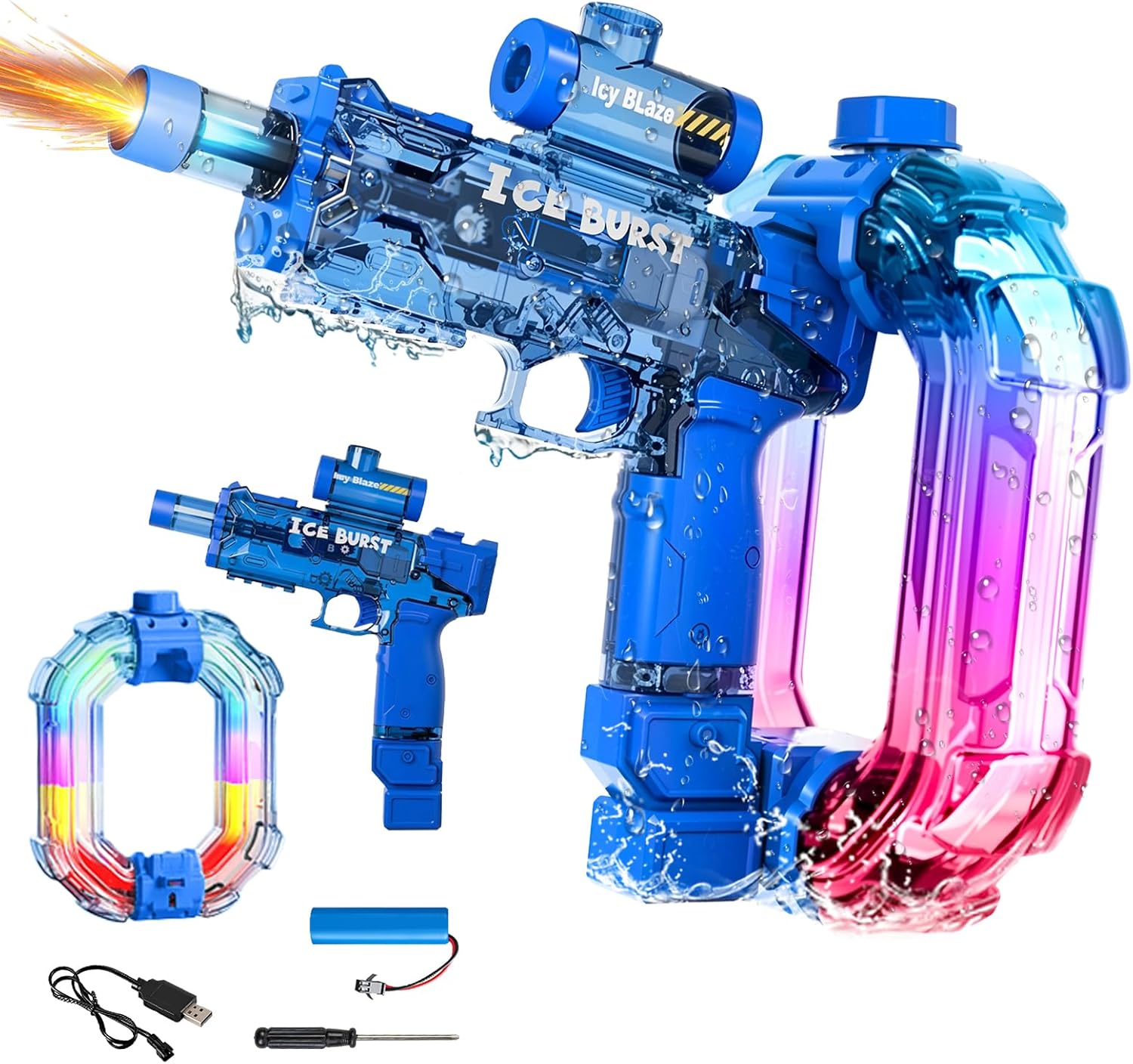Electric Water Guns (Blue)