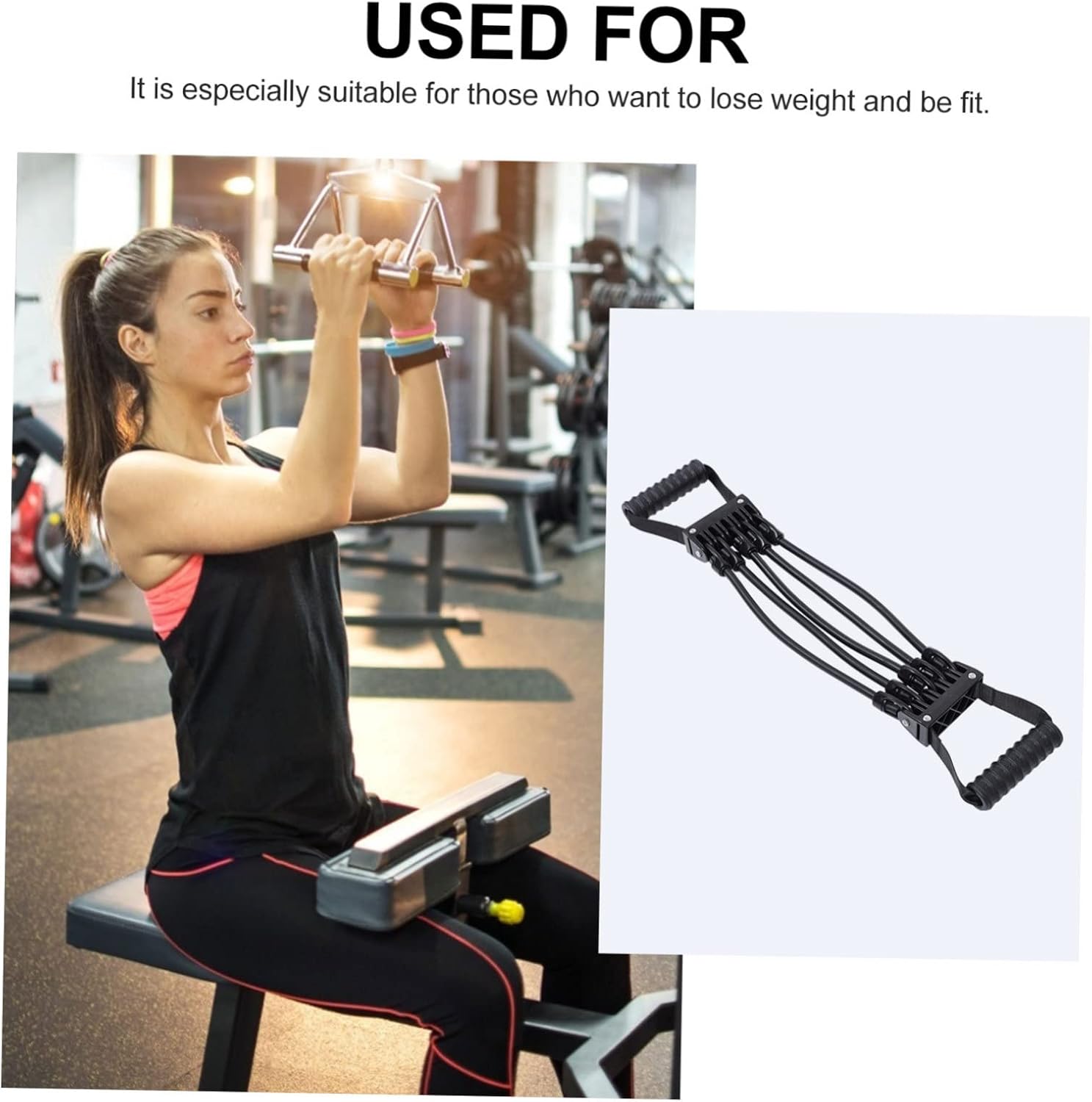 POPETPOP 1pc Chest Expander for Men Resistance Band Training Equipment Beginners Workout Accessory Exercise Pull Rope Gym Accessory