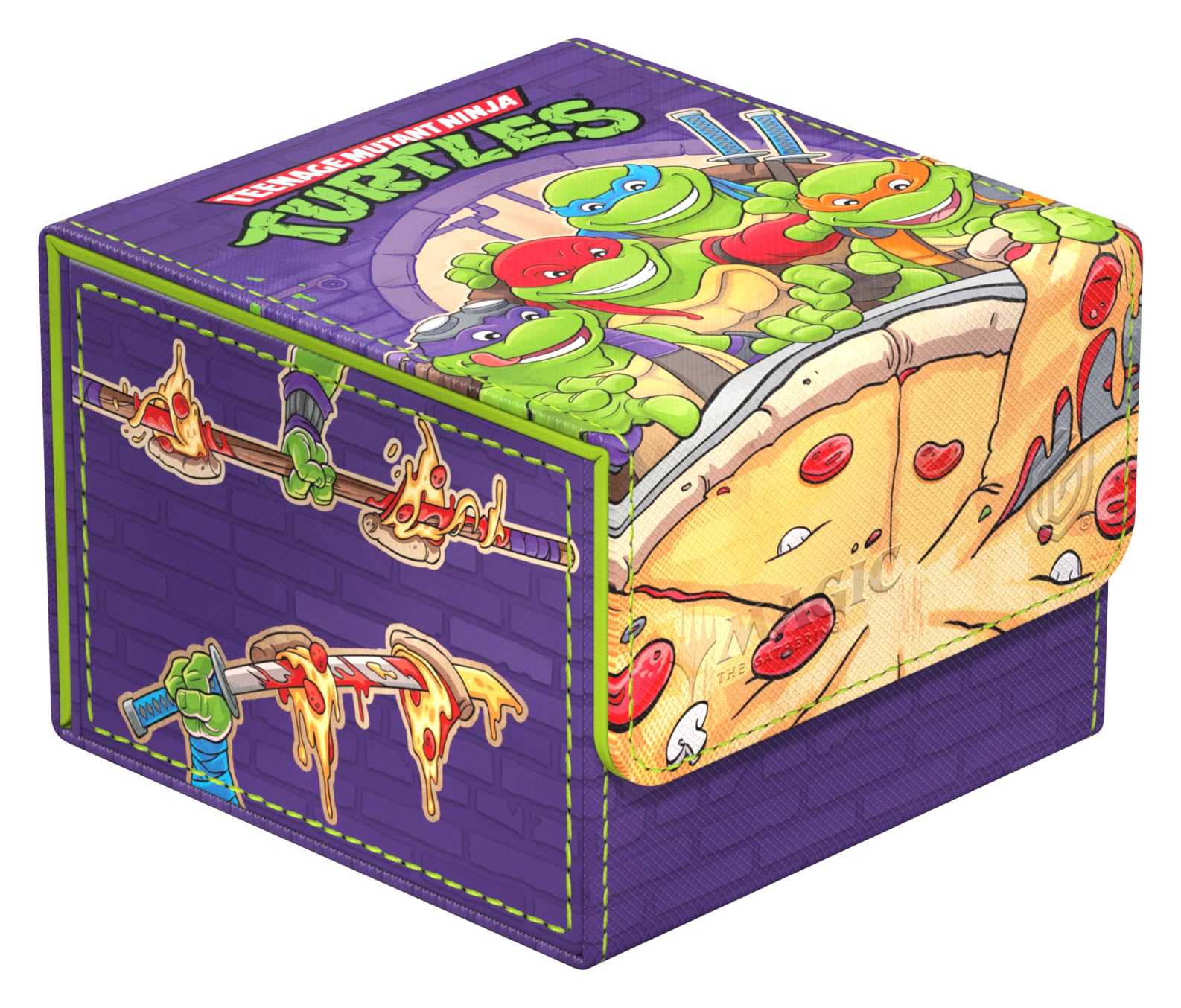 Ultimate Guard - Sidewinder 133+ Xenoskin - Magic: The Gathering Universes Beyond - Teenage Mutant Ninja Turtles - Pizza Box