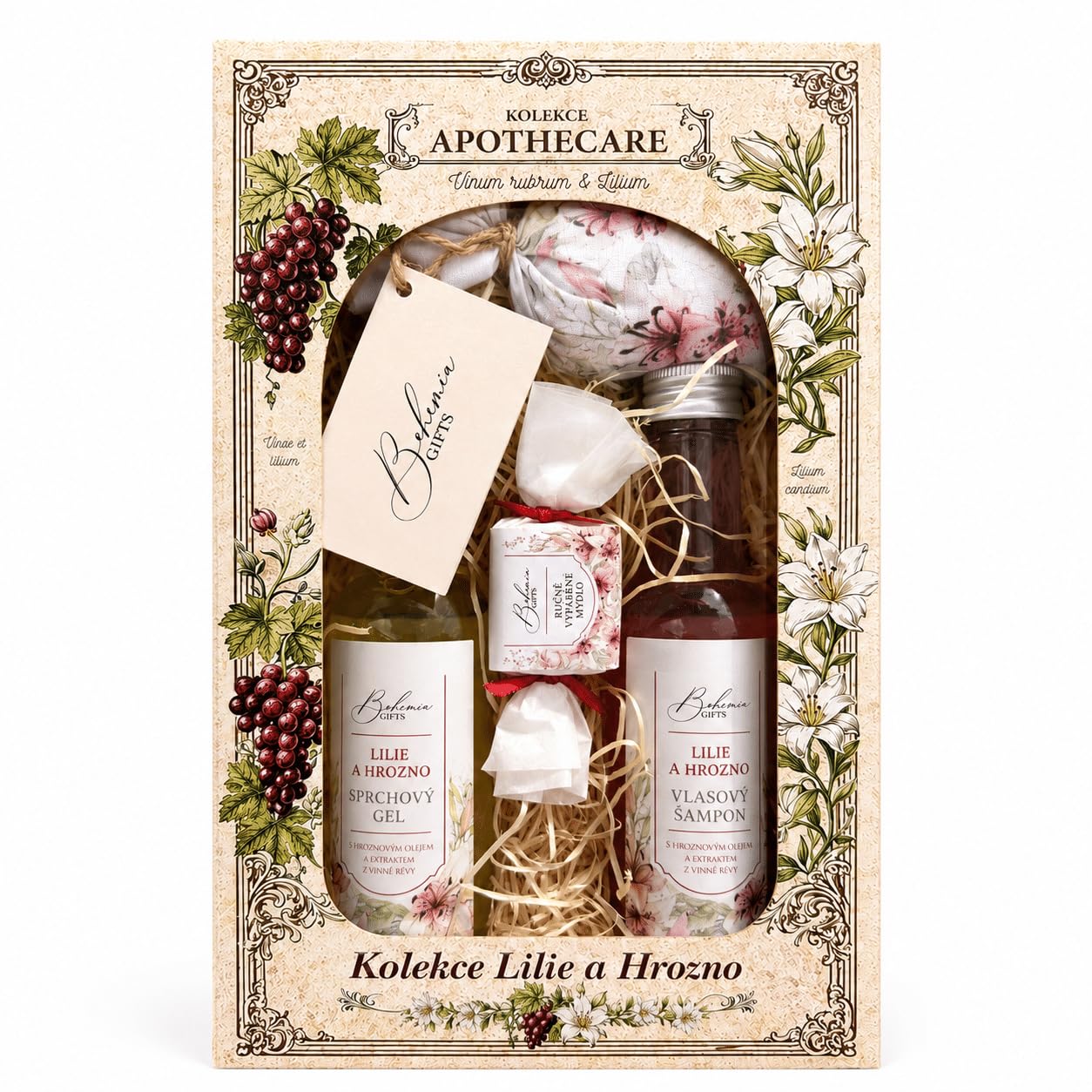 Bohemia Gifts Apothecare Winogrono i Lilia