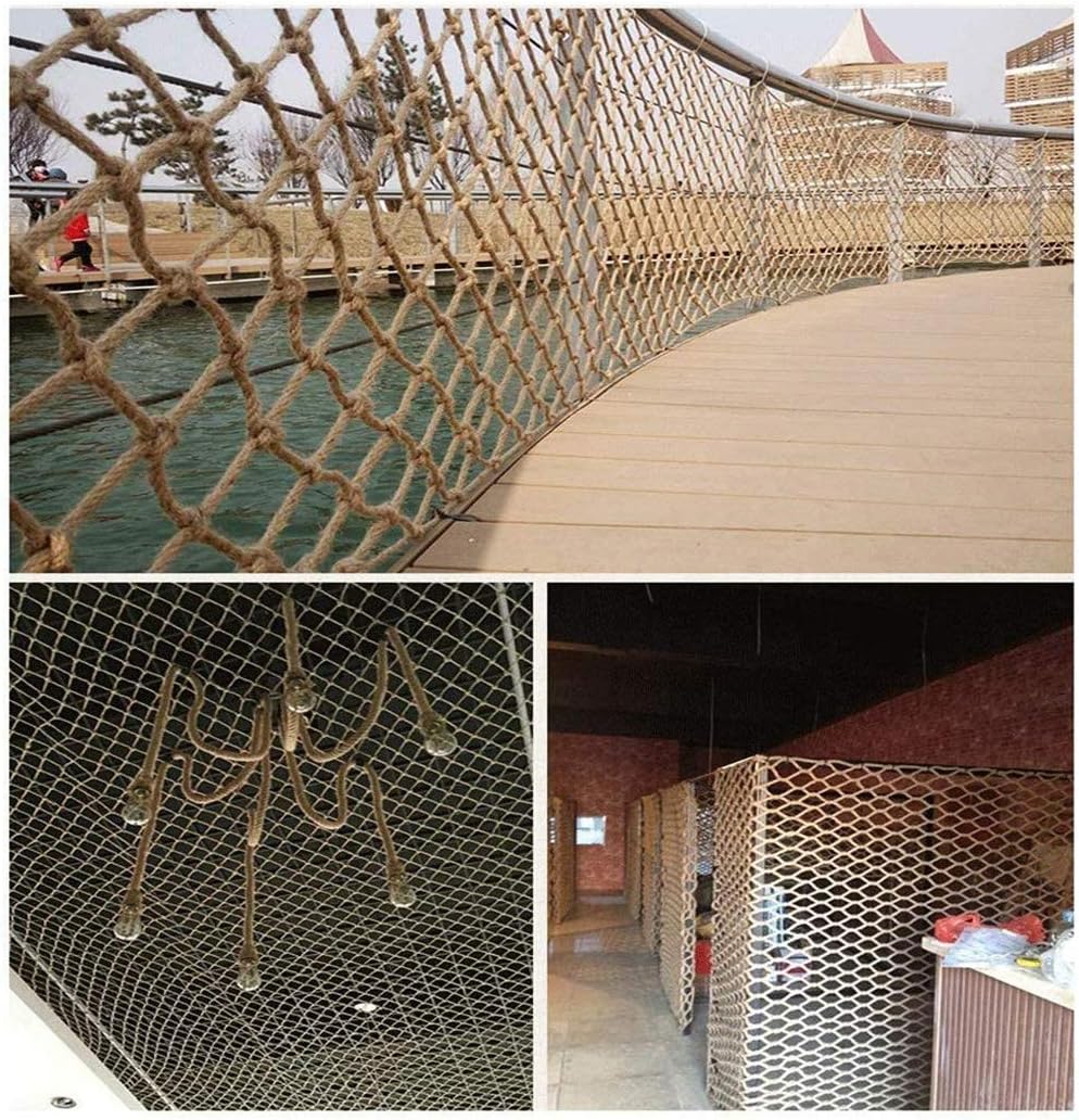 Decorative Net, Stairs Playground Children Indoor Ceiling Decorative Net Garden Plant Climbing Growing Decoration Netting,1x 1m（3.3 * 3.3ft）