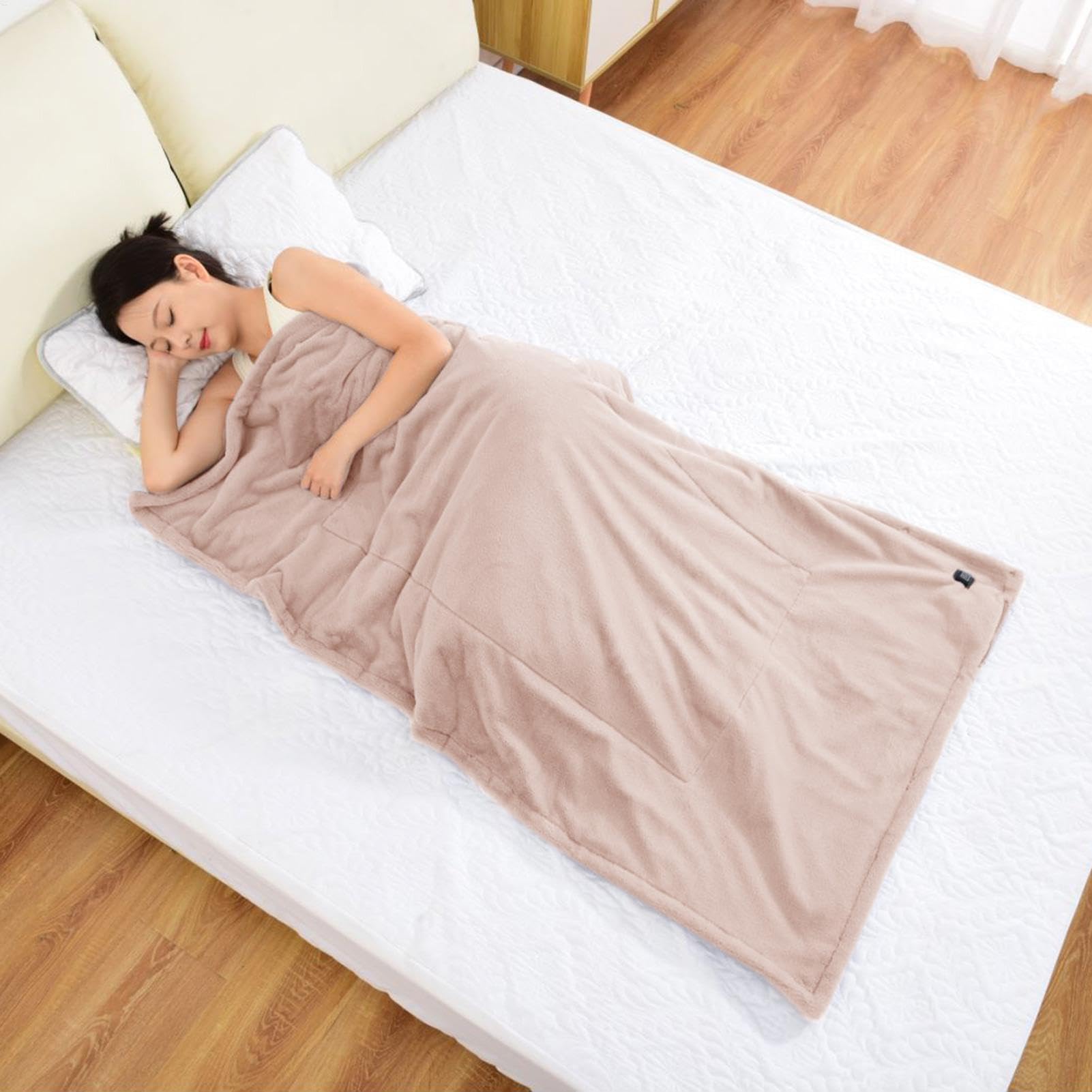 Manta Eléctrica Poncho Chal Envolvente Vestible