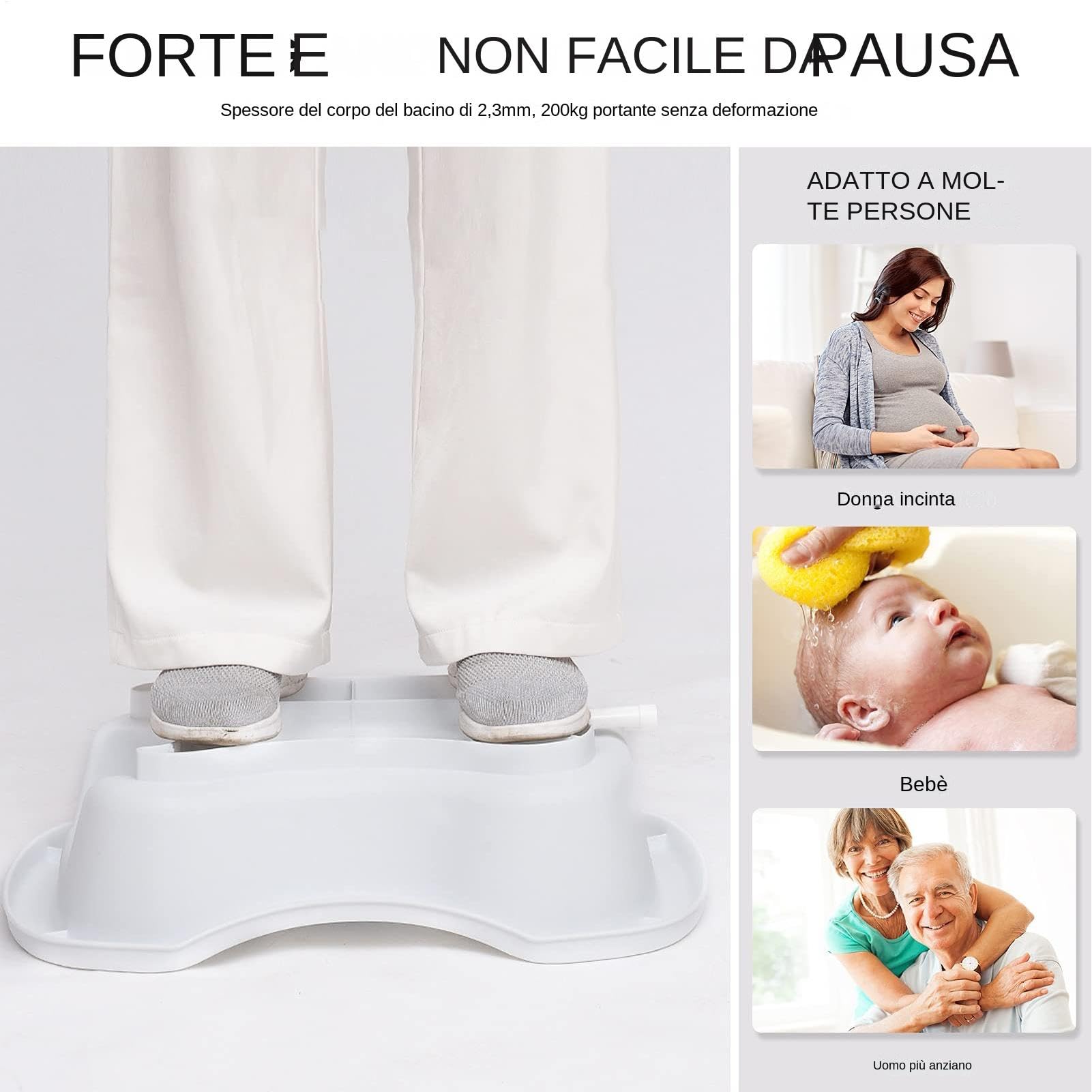 Haarwaschbecken | Komfortable tragbare ergonomische Waschstation | für das Badezimmer, Tiefenwäsche für Kinder, Zuhause, Salon, Behinderte