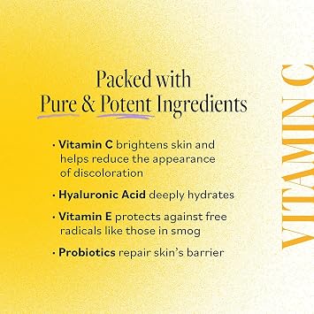 Derma E Vitamin C Concentrated Facial Serum with Hyaluronic Acid, 1 Oz
