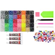 Bedazzling Kit with Rhinestones & Press-On Nails, DIY Nail Art & Craft Bundle for Women