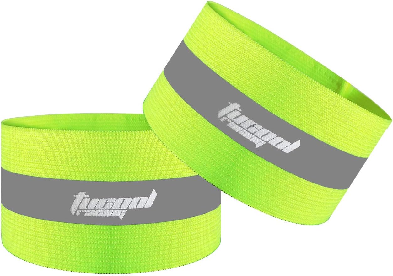 Professional Reflective Safety Vest with 2 Bands - Polyester Pongee Fabric for Night Running/Cycling/Construction - High Visibility (Green, L) - Image 7