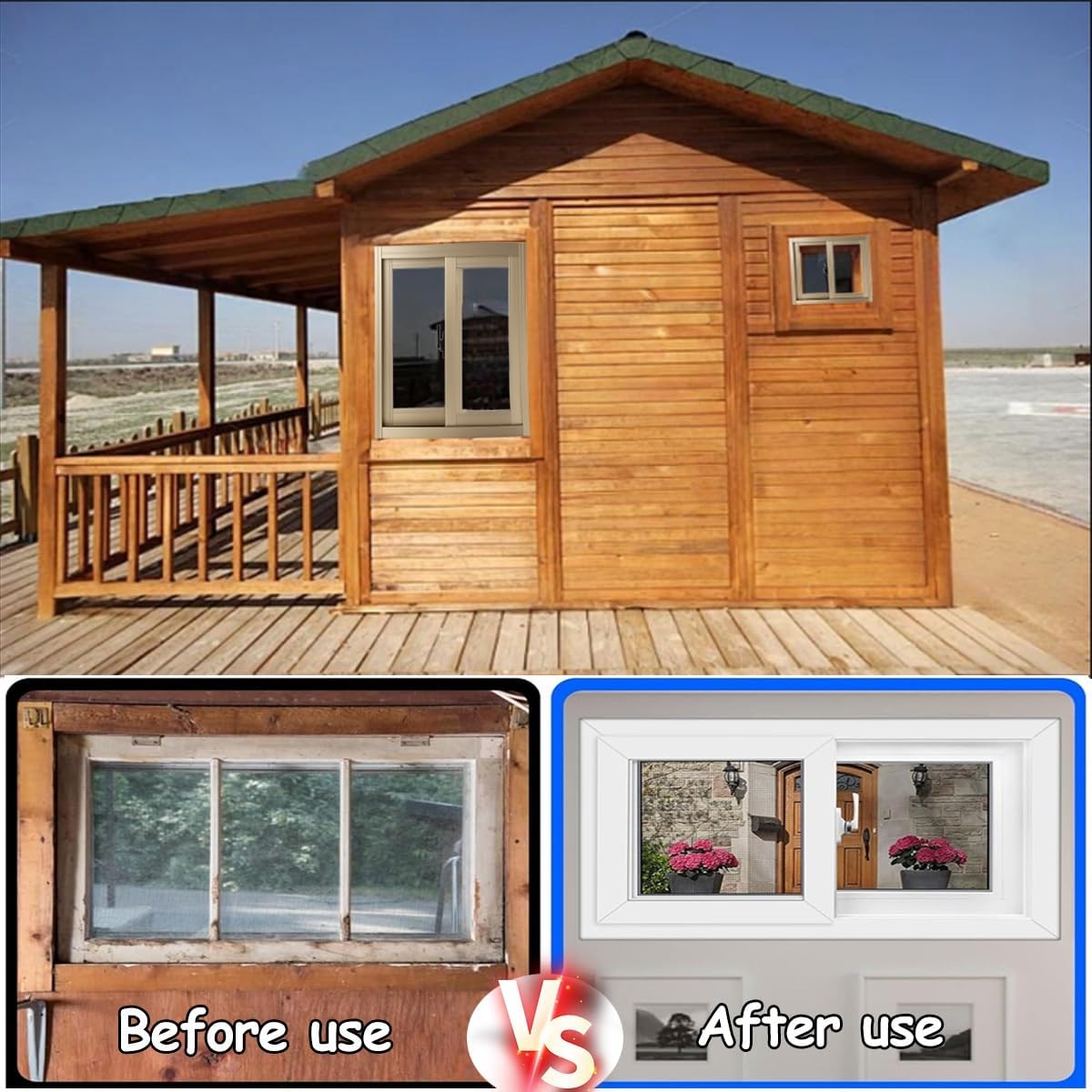 Aluminum Sliding Basement Window Replacement 31x15in with Tempered Glass Screen for Houses, Mobile Homes - Durable Thermal Shed Design, Available in 20in, 24in, 28in, 32in, 35in, 40in (Silver)