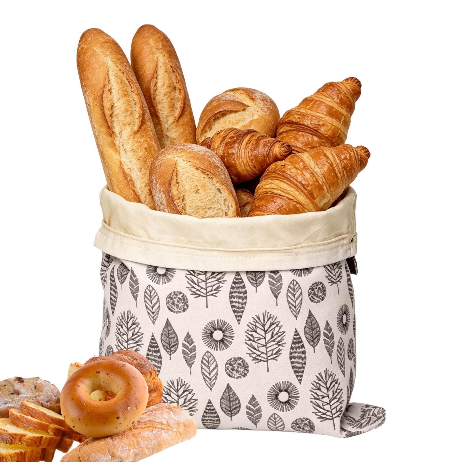 Envoltura de conservación casera para mantener el pan fresco en los desayunos familiares