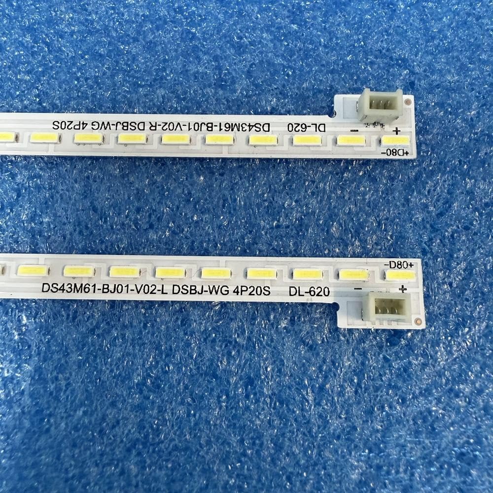 Tira de LED para iluminación trasera TV 475mm 80LED para VA43-L11 L430LGS DV430FHM-NN0 DSBJ-WG DS43M61-BJ01-V01-L/R