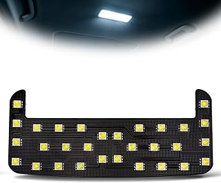 6000K Interior White LED Dome Light Adjustable Brightness Dimmer Switch | Compatible with Toyota Tacoma/4Runner/Rav4/Corolla/Highlander/Prius/FJ Cruiser, White Map Light Replacement Bulbs, PlugPlay