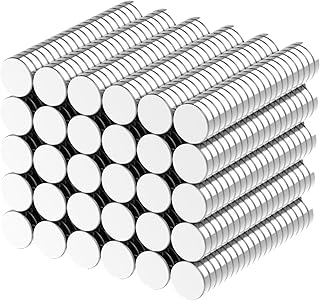 N52-1/8" D x 1/32" H - 600 Pack, Mini Round Thin Rare Earth Magnet, Tiny Neodymium Disc Warhammer Magnets for DIY, Building, Craft & Miniatures, Whiteboard Office, 3D Printing