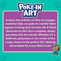Vista 8 de Skillmatics Poke-in Art - Personajes de Lilo & Stitch, diversión sin desorden para niños, kits de manualidades de madera, actividad creativa