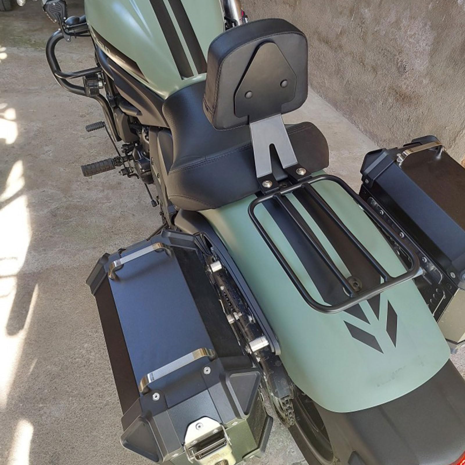 Rack bagagli moto Sissy Bar Schienale rimovibile per Ka-wa-sa-ki Vulcan 650 S EN650 VN650 S650 EN650 Vulcan S 650 2015-2023