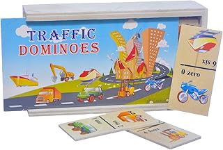 Traffic Dominoes For Unisex, Multi Color