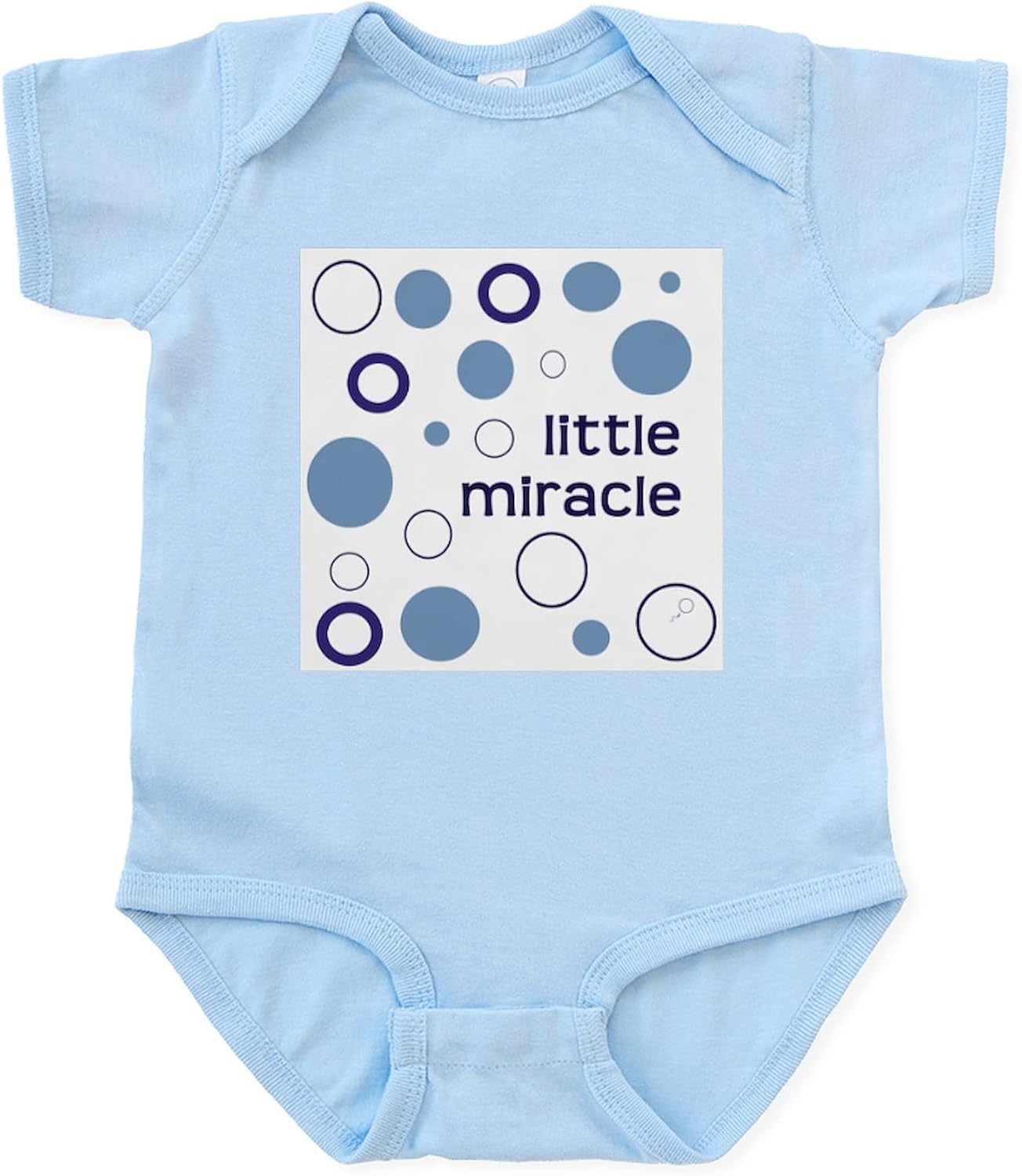 CafePress Little Miracle Infant Creeper Cute Infant Bodysuit Baby Romper