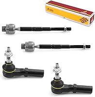 Vista 176 de Metrix Premium Chassis Parts - Kit de 4 piezas de extremos de barra de acoplamiento frontal exterior e interior compatible con Nissan Pathfinder