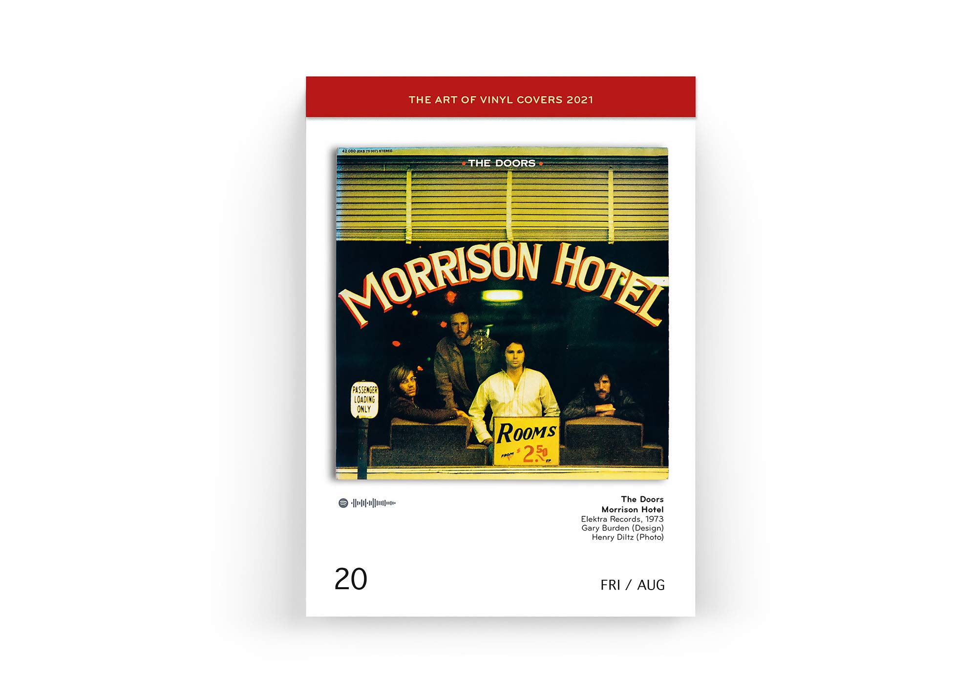 The Art of Vinyl Covers 2021: Every day a unique cover – World’s 1st Record Calendar