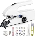 2026 Upgraded Battery and Type-C Power Portable Handheld Sewing Machine, 2 Speed Modes Mini Sewing Machine for Couturier, Tailor, Beginner, Easy to Use at Studio, Travel