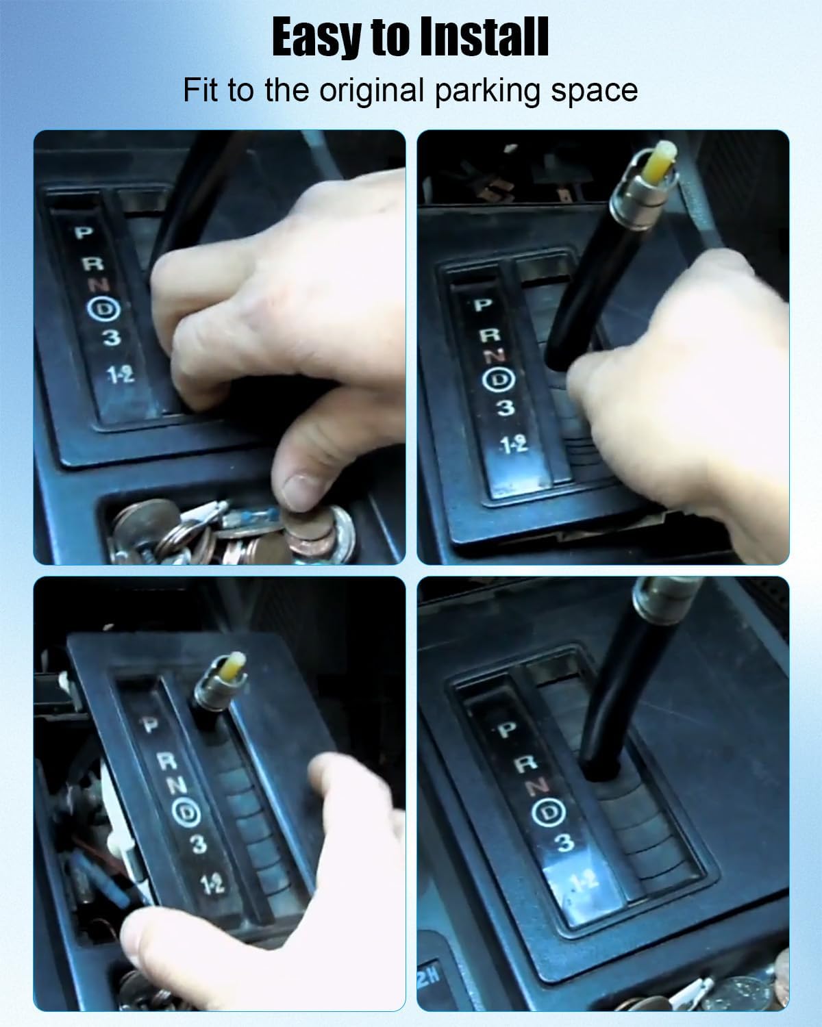 55115615 Automatic Floor Shift Indicator Bezel Trim Fit for Jeep Cherokee XJ 1997 1998 1999 2000 2001, Shifter Bezel Cover Replace 5EK03TRM
