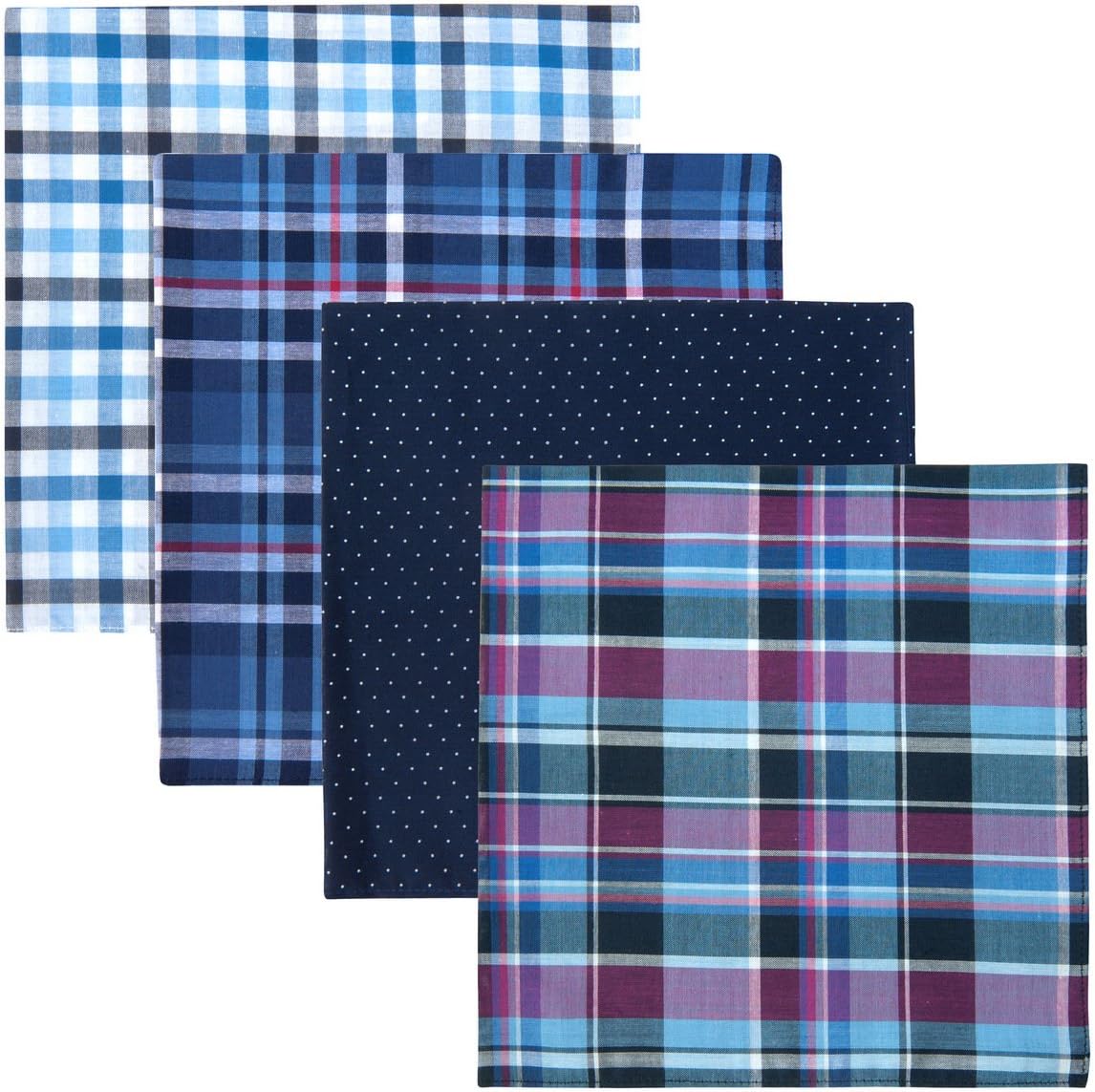 8 Pack Men's Handkerchief