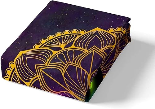 Miniatura 3 de HATEGE Bohemia Duvet Cover Queen Soft Cozy Microfiber 3D Printed Zen Bedding Sets Quilt Cover Yoga Meditation Comforter Cover 90x90 inches + 2