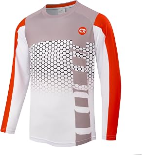 Coconut Ropamo CR Men's Mountain Bike Jersey Shirt Long Sleeve MTB Cycling Jersey BMX Downhill Motocross Cyclocross T-Shirt