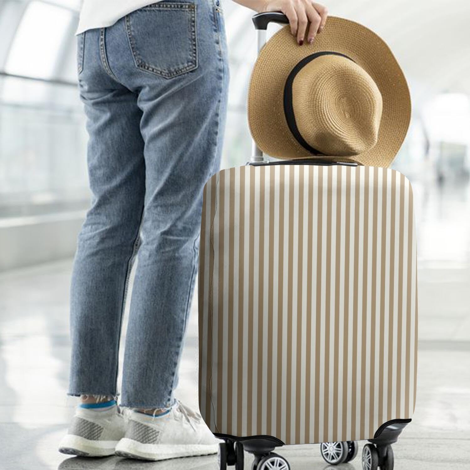 Luggage Cover Fashion Suitcase Cover Baggage Covers Fit 25-28 Inch Luggage (Go Travel)