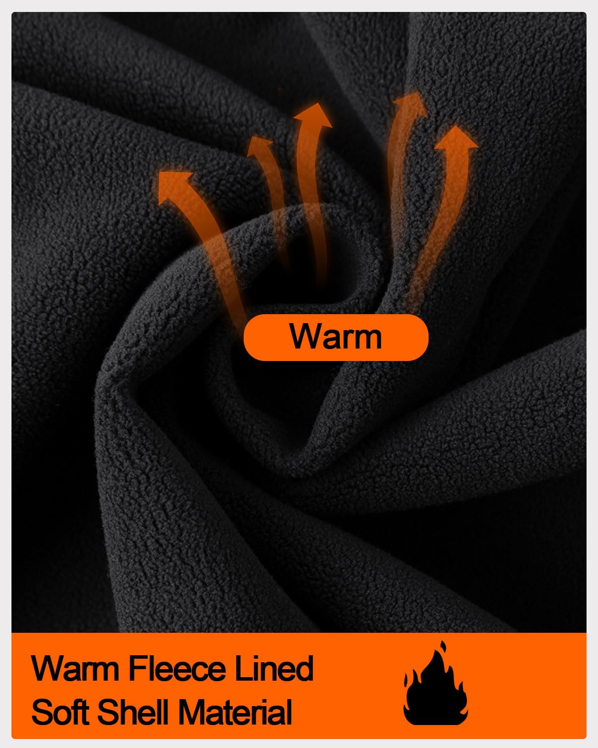 Chalecoo Softshell para hombre Chaqueta sin Mangas con Forro Polar Chaleco cálido con cremallera y bolsillos
