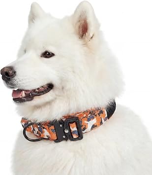 Relux Tactical Dog Collar Camo Orange, Large