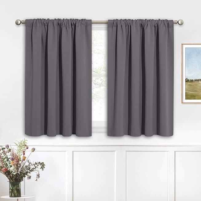 short bedroom curtains