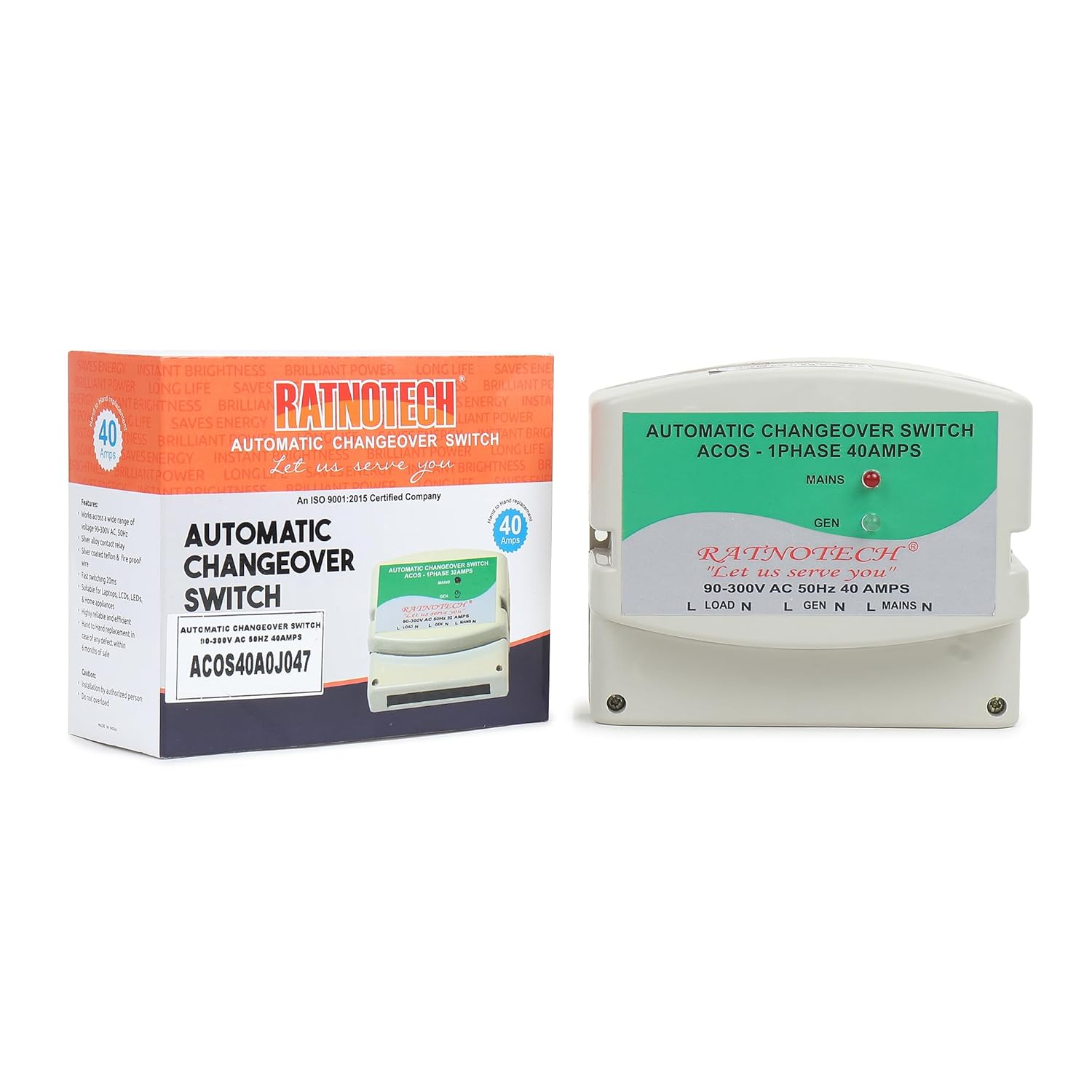 Ratnotech Automatic Changeover Switch 40Amps